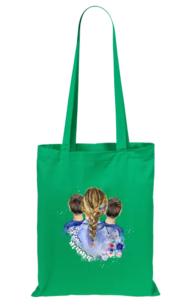 Látková taška Jsem máma - dva kluci