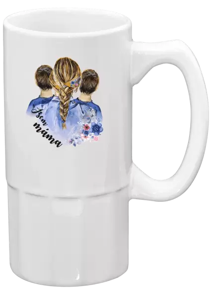 Půllitr Jsem máma - dva kluci