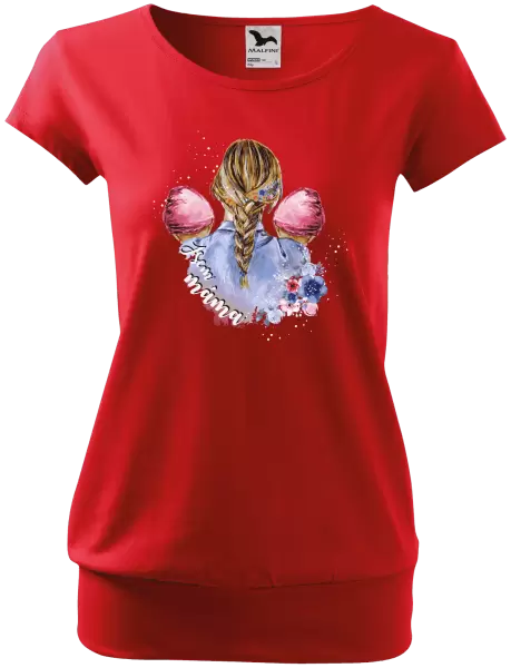 Dámské tričko Jsem máma - dvě holčičky