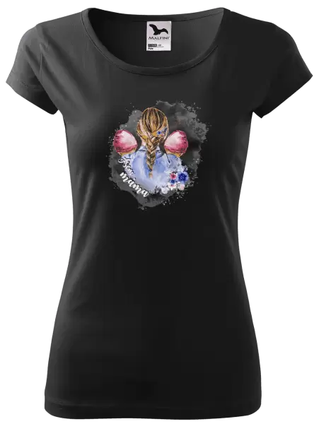 Dámské tričko Jsem máma - dvě holčičky