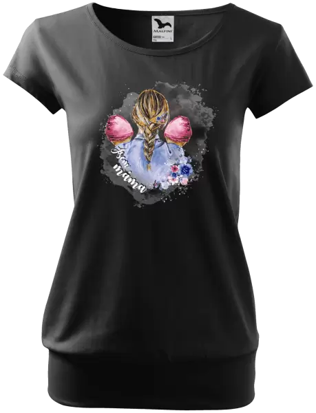 Dámské tričko Jsem máma - dvě holčičky