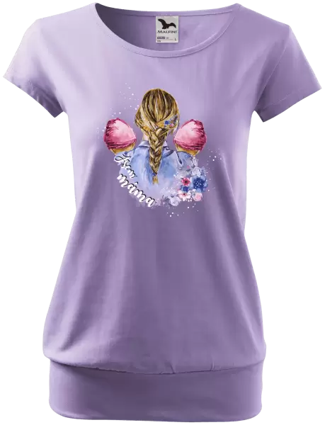 Dámské tričko Jsem máma - dvě holčičky