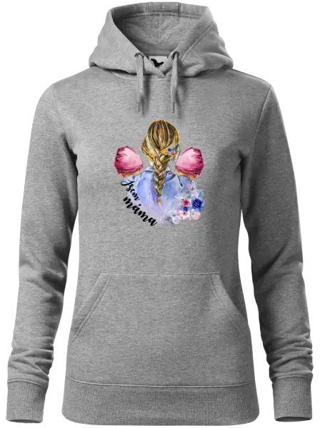 Dámská mikina Jsem máma - dvě holčičky