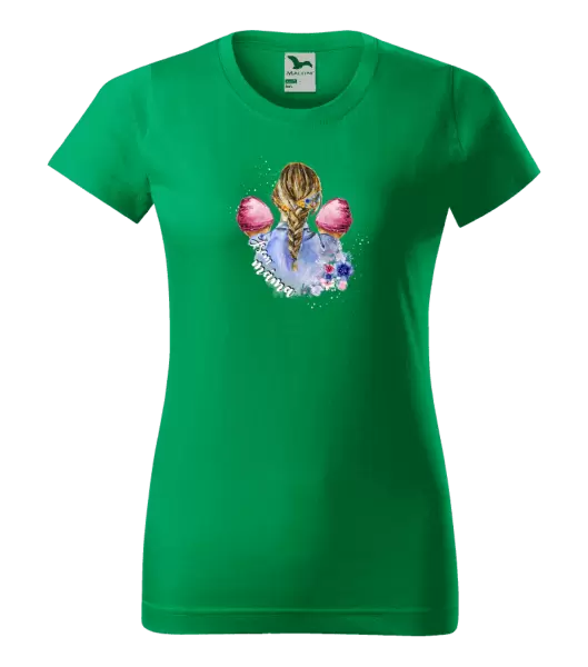 Dámské tričko Jsem máma - dvě holčičky