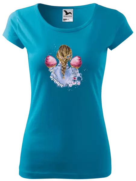 Dámské tričko Jsem máma - dvě holčičky