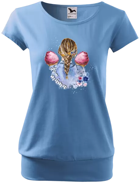 Dámské tričko Jsem máma - dvě holčičky