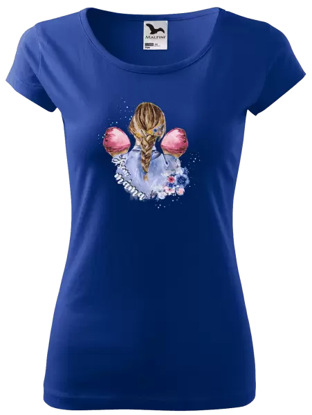 Dámské tričko Jsem máma - dvě holčičky