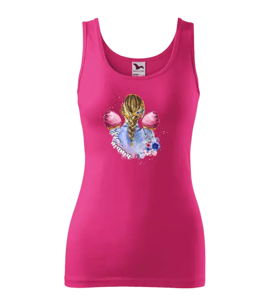 Dámské tílko Jsem máma - dvě holčičky