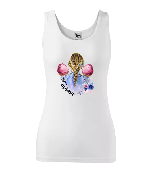 Dámské tílko Jsem máma - dvě holčičky