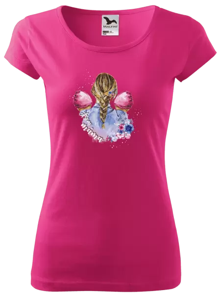 Dámské tričko Jsem máma - dvě holčičky