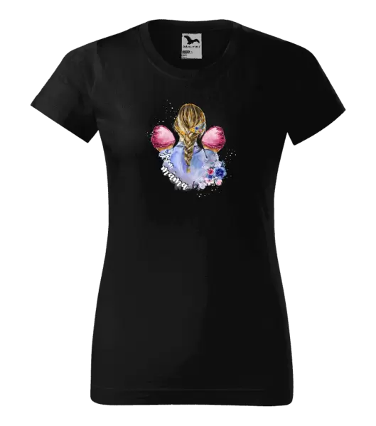 Dámské tričko Jsem máma - dvě holčičky