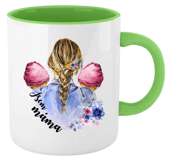 Hrnek Jsem máma - dvě holčičky