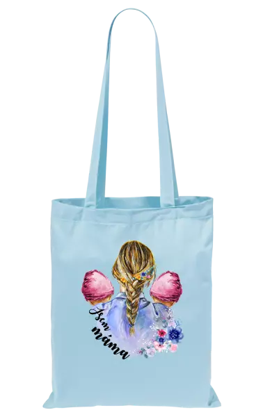 Látková taška Jsem máma - dvě holčičky