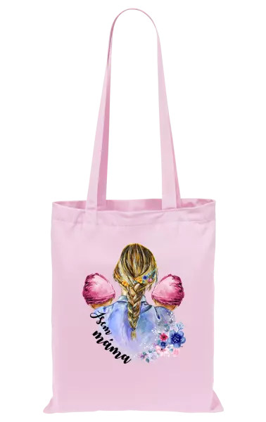 Látková taška Jsem máma - dvě holčičky