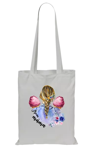 Látková taška Jsem máma - dvě holčičky