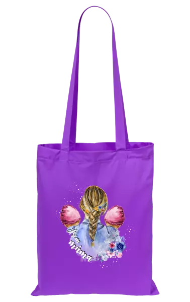 Látková taška Jsem máma - dvě holčičky