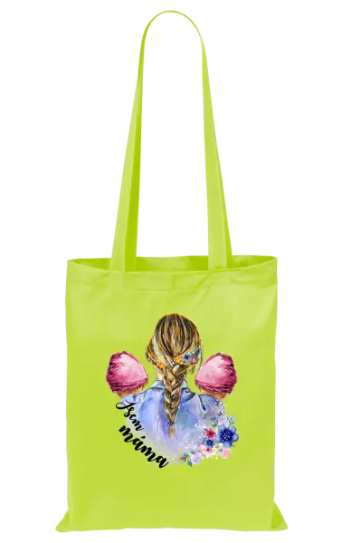 Látková taška Jsem máma - dvě holčičky