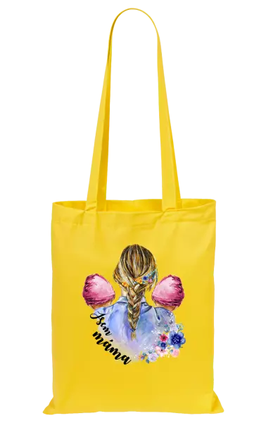 Látková taška Jsem máma - dvě holčičky