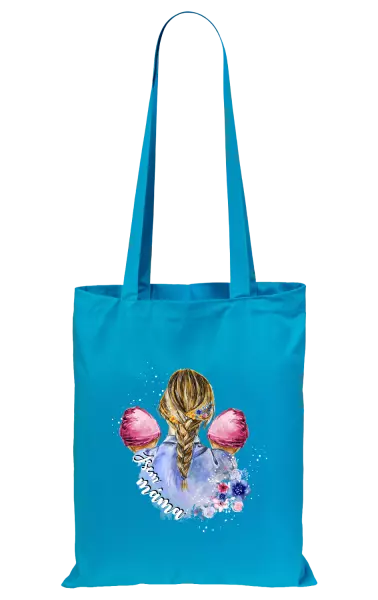 Látková taška Jsem máma - dvě holčičky