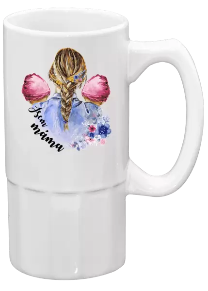 Půllitr Jsem máma - dvě holčičky