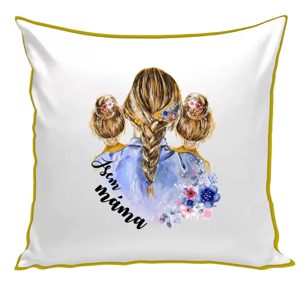 Polštář Jsem máma - dvě holky