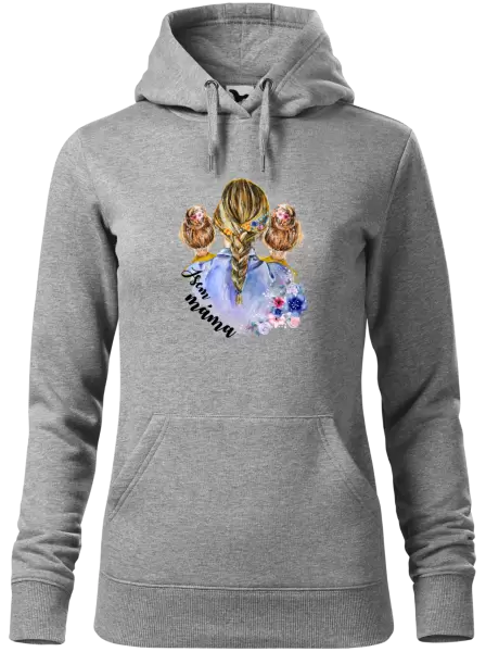 Dámská mikina Jsem máma - dvě holky