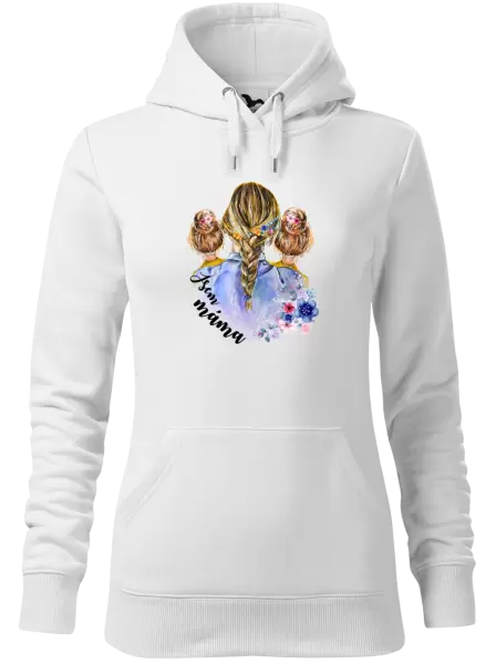 Dámská mikina Jsem máma - dvě holky