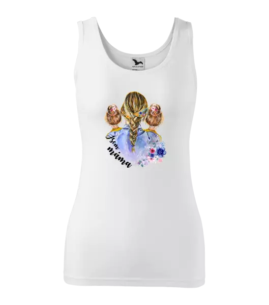 Dámské tílko Jsem máma - dvě holky