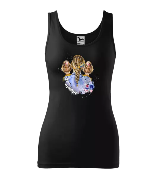 Dámské tílko Jsem máma - dvě holky