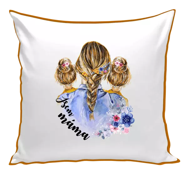 Polštář Jsem máma - dvě holky