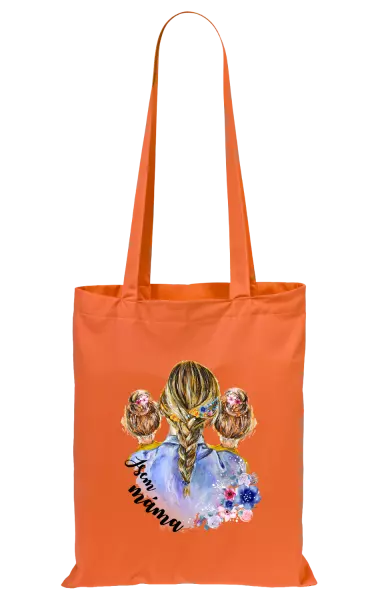 Látková taška Jsem máma - dvě holky