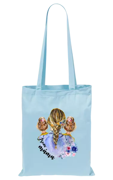 Látková taška Jsem máma - dvě holky