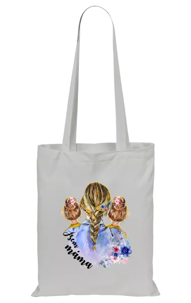 Látková taška Jsem máma - dvě holky