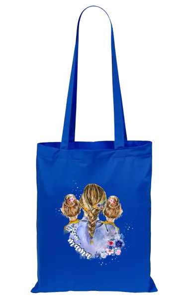 Látková taška Jsem máma - dvě holky