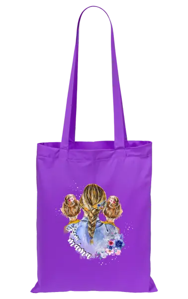 Látková taška Jsem máma - dvě holky