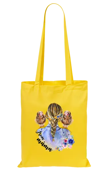 Látková taška Jsem máma - dvě holky