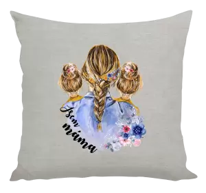 Polštář Jsem máma - dvě holky