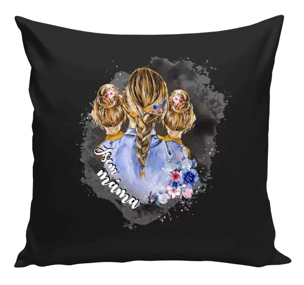 Polštář Jsem máma - dvě holky