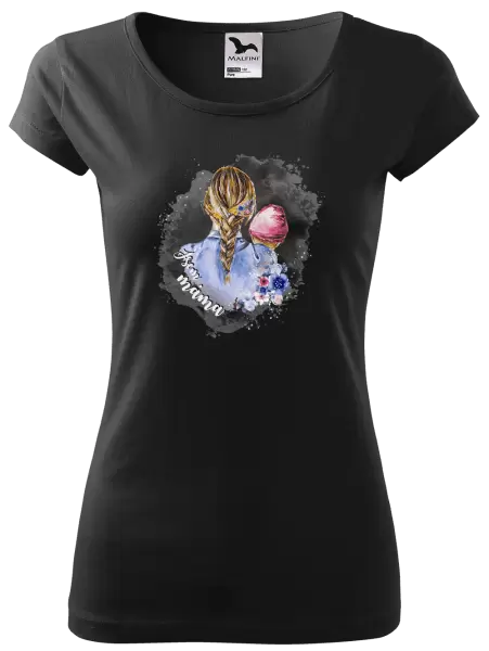 Dámské tričko Jsem máma - holčička