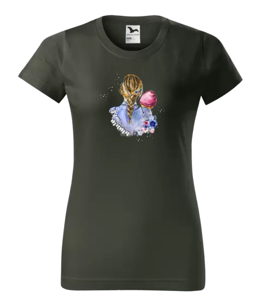 Dámské tričko Jsem máma - holčička