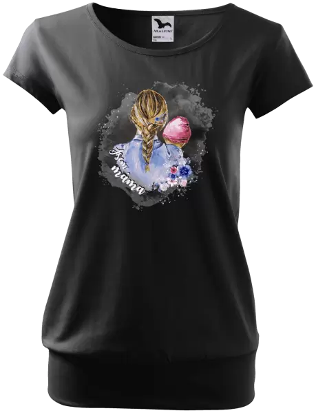 Dámské tričko Jsem máma - holčička