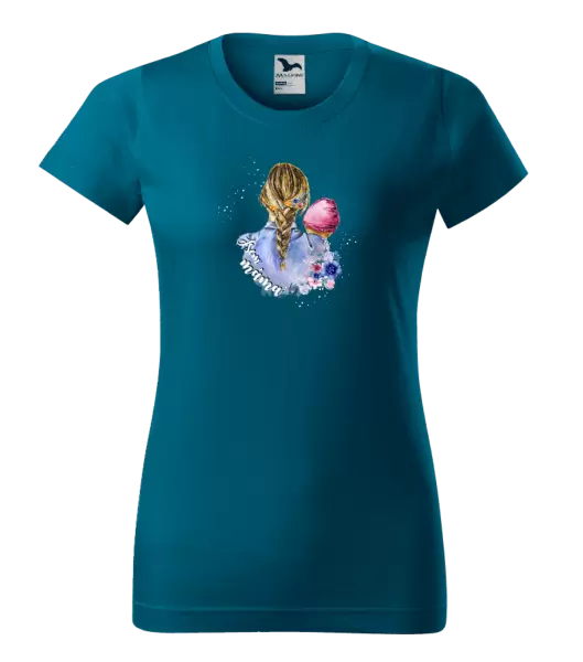 Dámské tričko Jsem máma - holčička