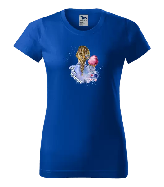 Dámské tričko Jsem máma - holčička