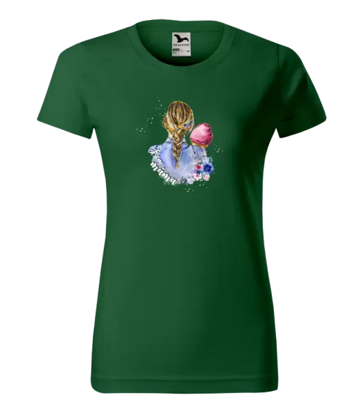 Dámské tričko Jsem máma - holčička