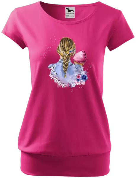 Dámské tričko Jsem máma - holčička