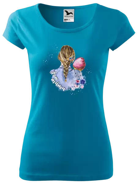 Dámské tričko Jsem máma - holčička