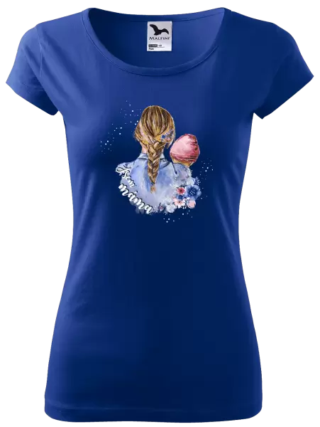 Dámské tričko Jsem máma - holčička