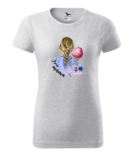 Dámské tričko Jsem máma - holčička