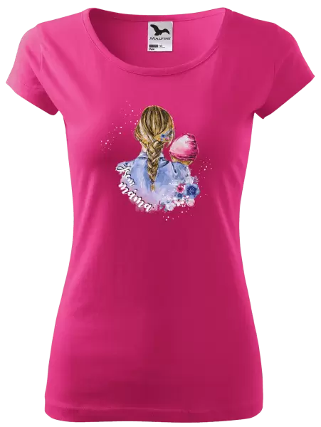 Dámské tričko Jsem máma - holčička