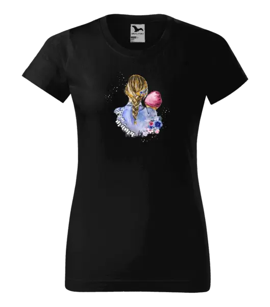 Dámské tričko Jsem máma - holčička